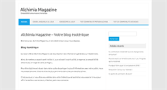 Desktop Screenshot of alchimia-magazine.com